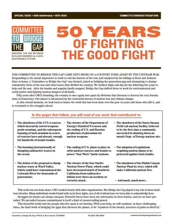 2020 CBG Annual Newsletter Winter