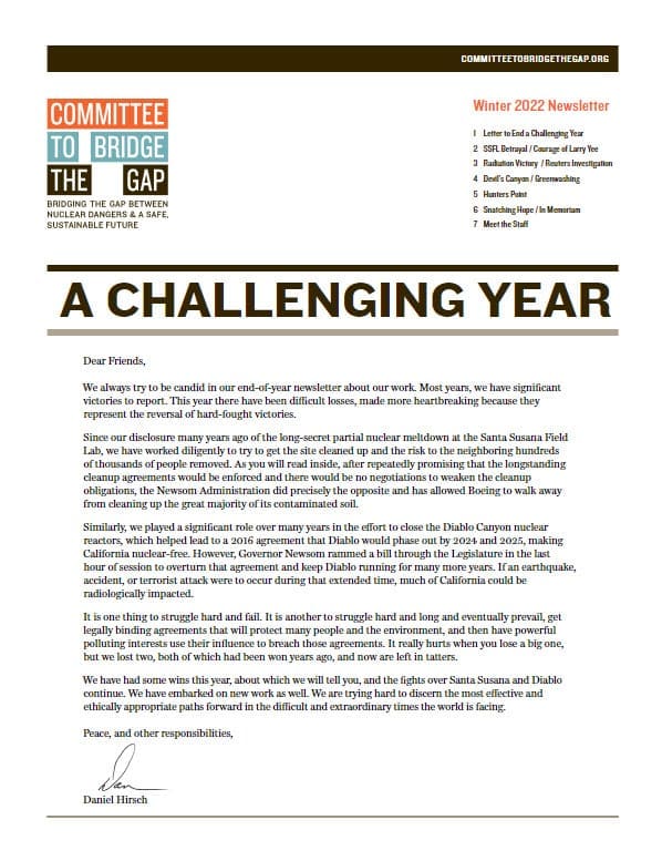 2022 CBG Annual Newsletter Winter