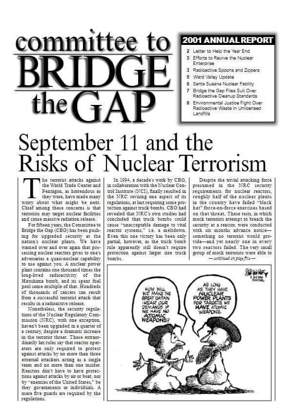 2001 CBG Annual Newsletter Winter