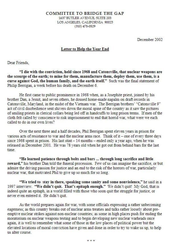 2002 CBG Annual Newsletter Winter