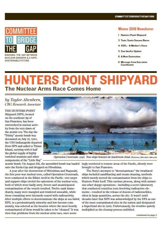 2018 CBG Annual Newsletter Winter