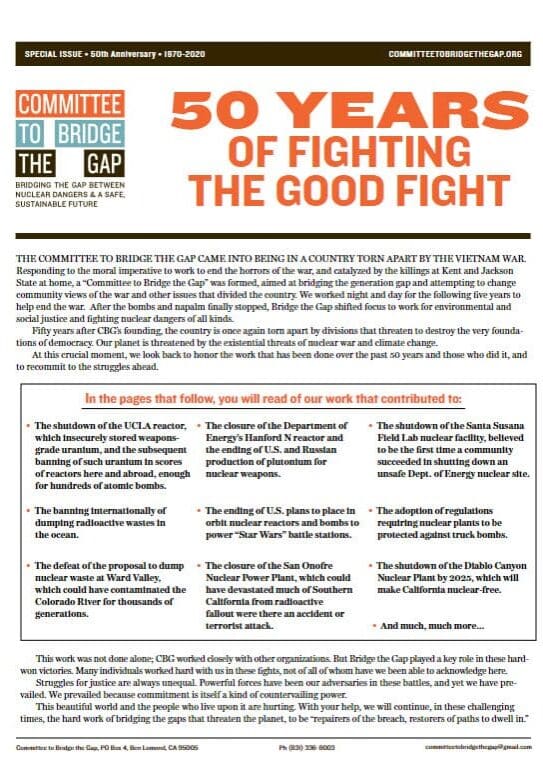 2020 CBG Annual Newsletter Winter